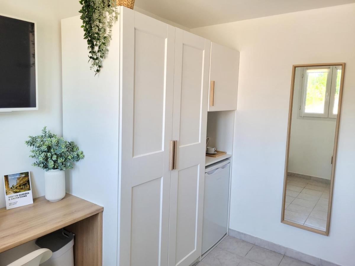 Chambre Climatisee Lit Double - Proche Tram & Centre Montpellier Buitenkant foto
